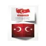 Kitap Bilgini Türk Bayraklı Karne Kılıfı