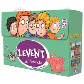 Timaş Çocuk Yayınları Levent İz Peşinde 1 Set - (5 Kitap)