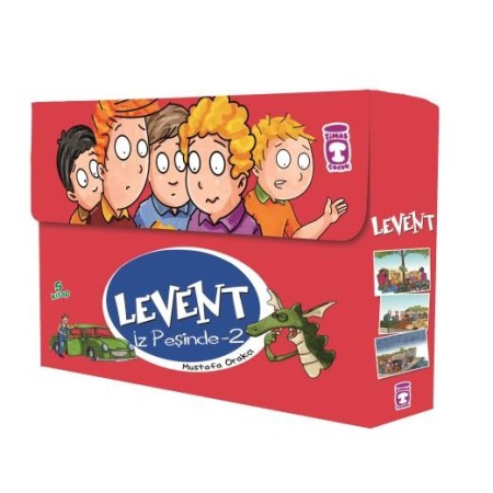 Timaş Çocuk Yayınları Levent İz Peşinde 2 Set - (5 Kitap)