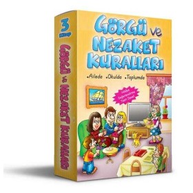 Damla Yayınları Görgü ve Nezaket Kuralları (3 Kitap + HDS) - Toplumsal İlişkilerde Saygı ve Empati