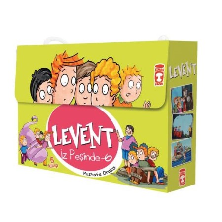 Timaş Çocuk Yayınları Levent İz Peşinde 6 Set (5 Kitap)