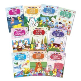 Timaş Çocuk Yayınları Mini Masallar 4 Set - (10 Kitap)