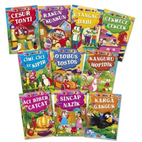 Timaş Çocuk Yayınları Mini Masallar 2 Set - (10 Kitap)