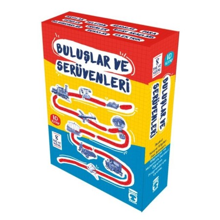 Timaş Çocuk Yayınları Buluşlar ve Serüvenleri Set - (10 Kitap)