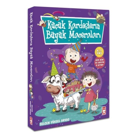 Timaş Çocuk Yayınları Küçük Kardeşlerin Büyük Maceraları Set (5 Kitap)