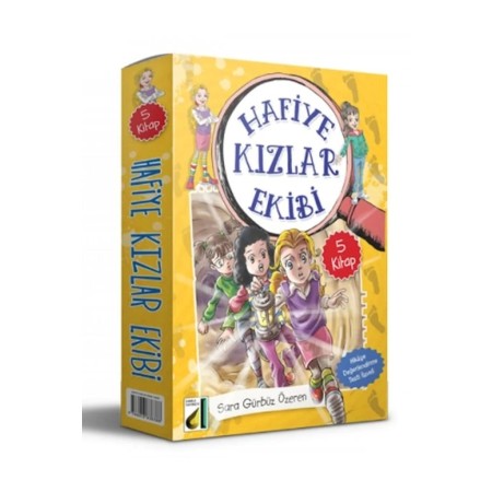 Damla Yayınevi Hafiye Kızlar Ekibi 1. Seri: Kuruluş Dönemi (5 Kitap) - Macera ve Gizem Dolu Hikayeler