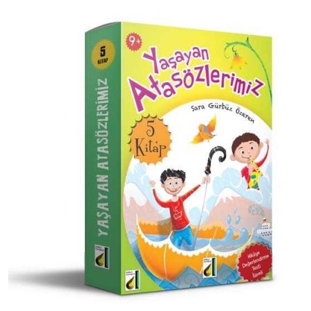 Damla Yayınları Yaşayan Atasözlerimiz (5 Kitap) - Eğitici ve Öğretici Atasözü Serisi