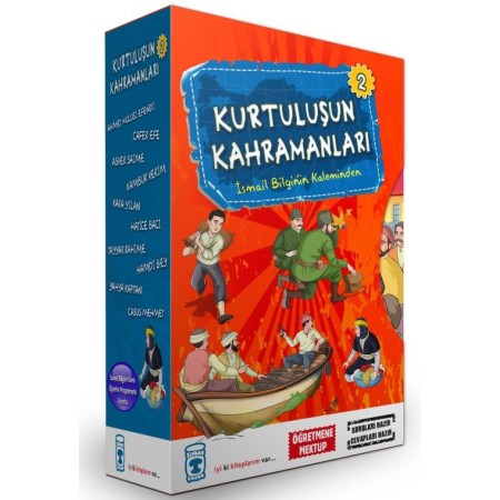 Timaş Çocuk Yayınları Kurtuluşun Kahramanları 2 Set - (10 Kitap)