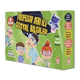 Timaş Çocuk Yayınları Profesör Debi İle Sosyal Bilgiler Set (5 Kitap)