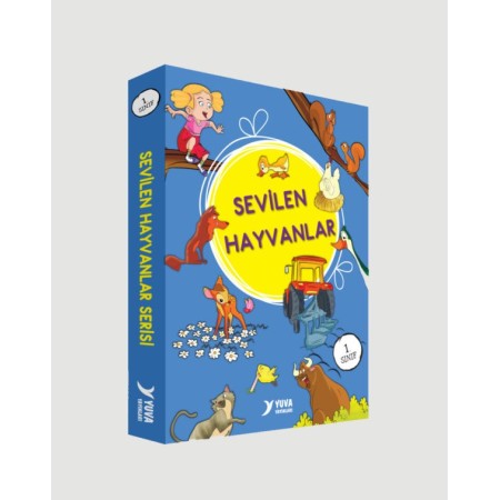 Yuva Yayınları Sevilen Hayvanlar 1.Sınıf 10 Kitap (Düz Yazılı)