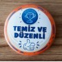 Mudu Temiz ve Düzenli Rozeti 44mm