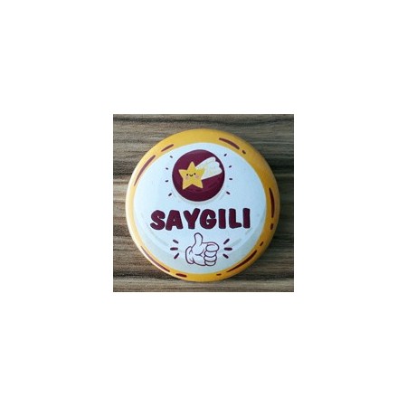 Mudu Saygılı Rozeti 44mm