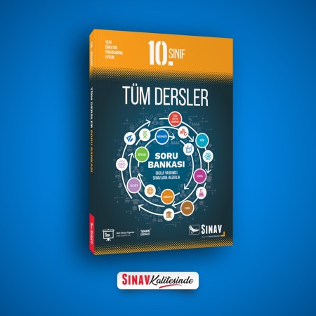 Sınav Yayınları 10. Sınıf Tüm Dersler Çözümlü Soru Bankası