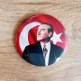 Mudu Atatürk Rozeti 44mm