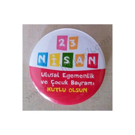 Mudu 23 Nisan Rozeti 58mm