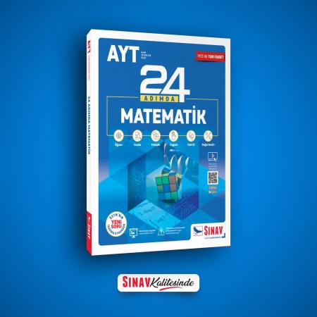 Sınav Yayınları AYT Matematik 24 Adımda Konu Anlatımlı Soru Bankası