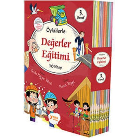 Yuva Yayınları 3 Sınıf Öykülerle Değerler Eğitimi 10 Kitap Set