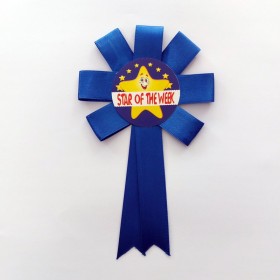 Mudu Star Of The Week Rosette - Blue