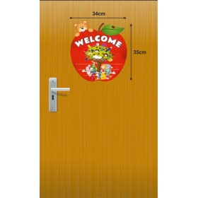 Mudu Welcome Door Poster (Apple Themed)