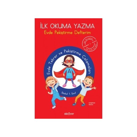 İlk Okuma Yazma Evde Pekiştirme Defterim - Düşler Yayınları ile Eğlenceli Öğrenme