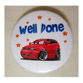 Mudu Well Done Badge (Car) 44 mm