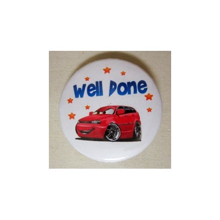 Mudu Well Done Badge (Car) 44 mm