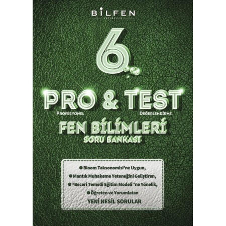 Bilfen Yayıncılık 6. Sınıf Protest Fen Bilimleri Soru Bankası