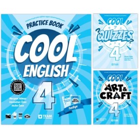 Team Cool English 4 Practice Book - Art&Craft 4 ve Quizzes ile Eğlenceli İngilizce Öğrenme