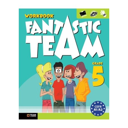 Team Fantastic Team Grade 5 Workbook - İngilizce Dil Becerilerini Geliştiren Çalışma Kitabı