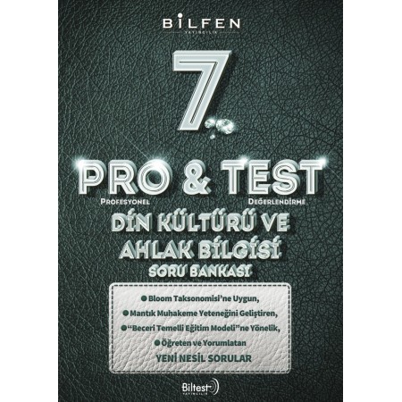 Bilfen Yayıncılık 7. Sınıf Protest Din Kültürü ve Ahlak Bilgisi Soru Bankası