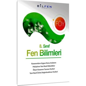 Bilfen Yayınları 8. Sınıf Fen Bilimleri Öğrenim Föyleri