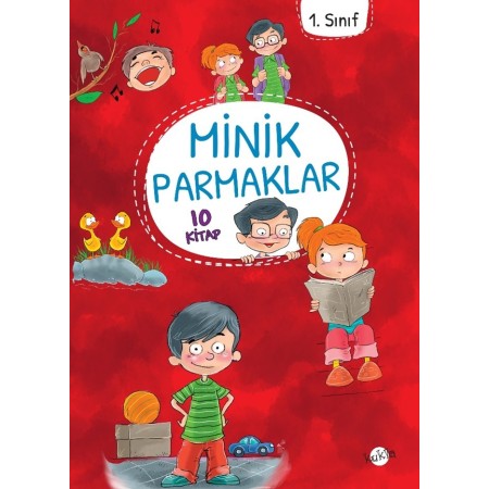 Kukla Çocuk Yayınları Minik Parmaklar 1.Sınıf (10 Kitap)