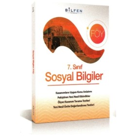 Bilfen Yayıncılık 7. Sınıf Sosyal Bilgiler Öğrenim Föyleri