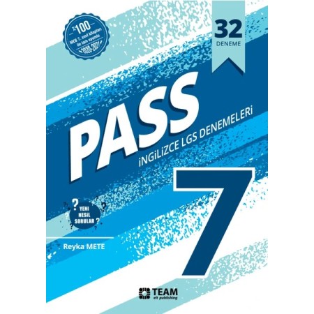 Team PASS 7 - 32 Adet Yeni Nesil LGS Deneme Sınavı ile Etkili Hazırlık