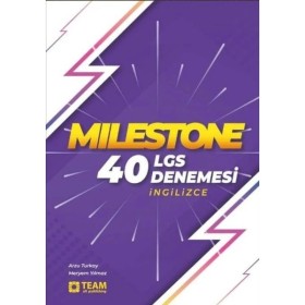 Team Milestone - 40 Adet Yeni Nesil LGS Deneme Sınavı ile Sınav Hazırlığınızı Güçlendirin