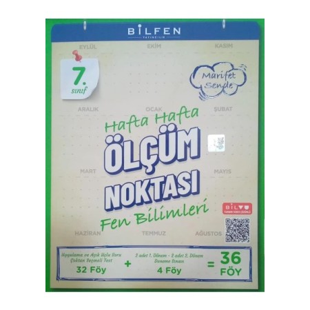 Bilfen Yayıncılık 7.Sınıf Fen Bilimleri Ölçüm Noktası