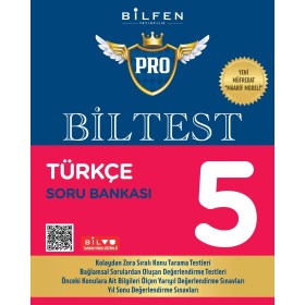 Bilfen Yayıncılık 5. Sınıf Pro Biltest Türkçe Soru Bankası