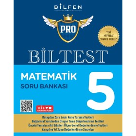 Bilfen Yayıncılık 5.Sınıf Biltest Pro Matematik Soru Bankası