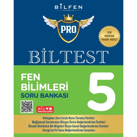 Bilfen Yayınları 5. Sınıf Biltest Fen Bilimleri Soru Bankası