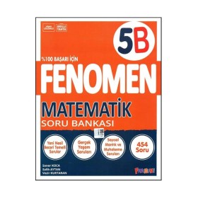 Fenomen Yayınları Fenomen 5. Sınıf Matematik Soru Bankası (B)