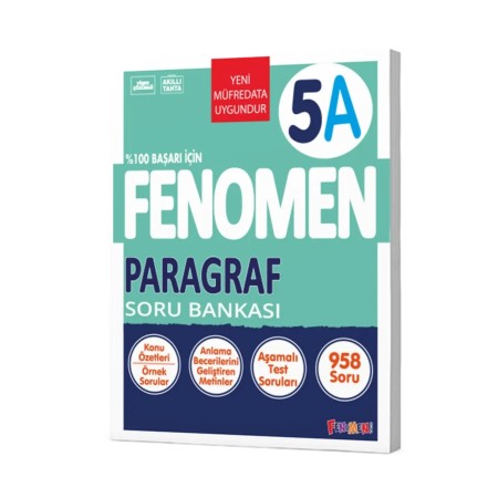 Fenomen Yayınları Fenomen 5. Sınıf Paragraf A Soru Bankası