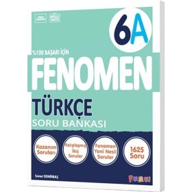 Fenomen Yayınları 6. Sınıf Türkçe A Soru Bankası