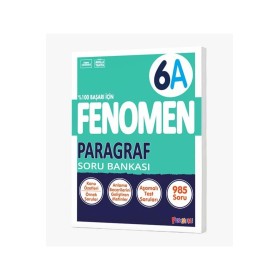 Fenomen Yayınları 6. Sınıf Paragraf A Soru Bankası