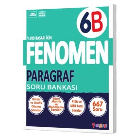 Fenomen Yayınları 6. Sınıf Paragraf B Soru Bankası