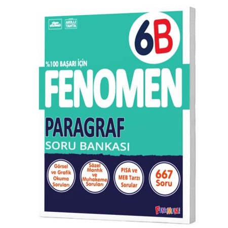 Fenomen Yayınları 6. Sınıf Paragraf B Soru Bankası