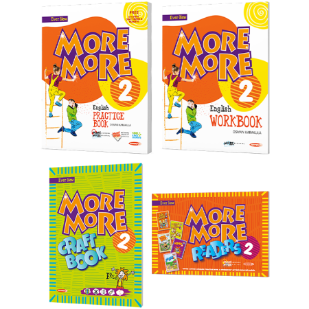 More & More 2 Practice Book & Workbook Seti - İngilizce Alıştırma ve Çalışma Kitabı