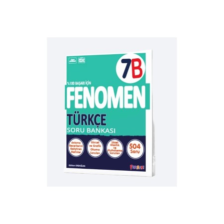 Fenomen Yayınları 7. Sınıf Türkçe B Soru Bankası