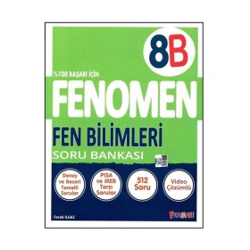 Fenomen Yayınları 8. Sınıf Fen Bilimleri B Soru Bankası