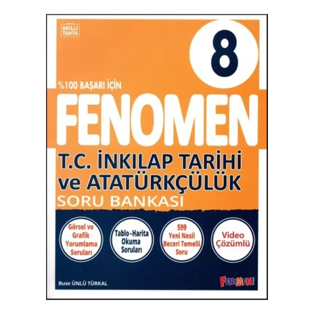 Fenomen Yayınları 8. Sınıf Inkılap Tarihi ve Atatürkçülük Soru Bankası