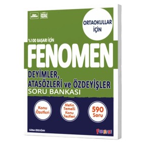 Fenomen Yayınları 8.Sınıf Deyimler, Atasözleri Ve Özdeyişler Soru Bankası